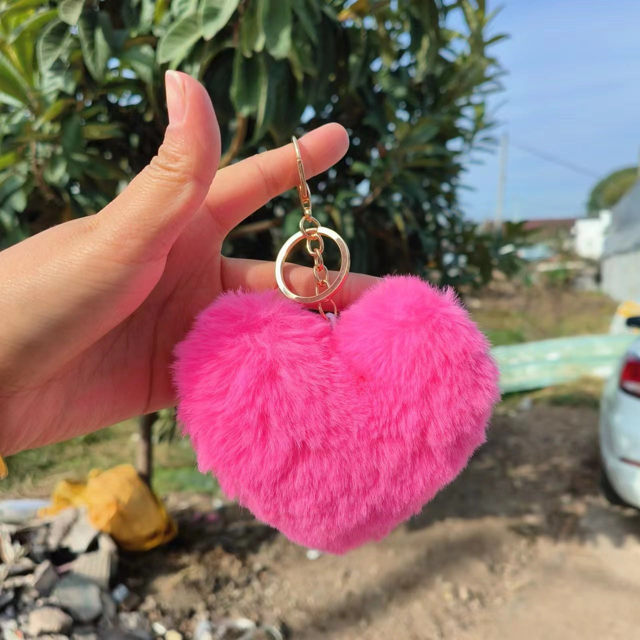 Wholesale Love Plush Keychains