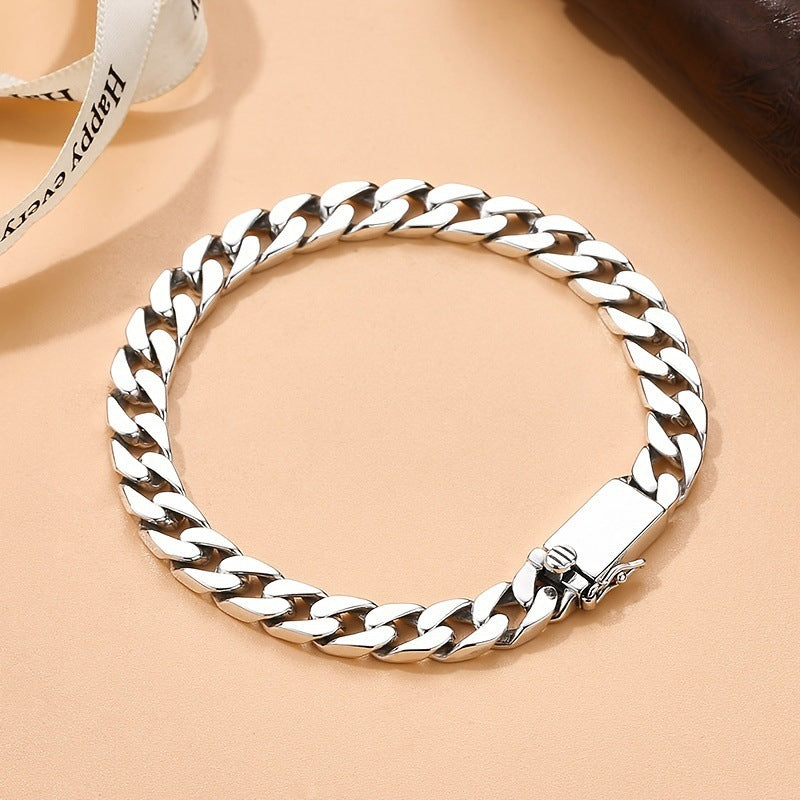 Wholesale Miami Cuban Chain Men's Metal Bracelet