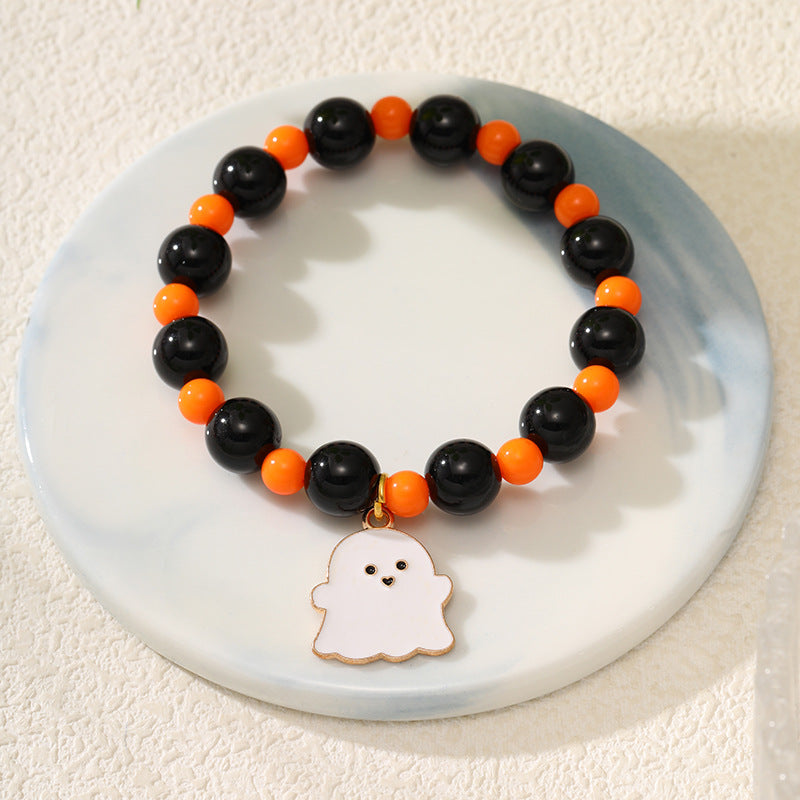Wholesale  Halloween Pumpkin Orange Bracelet