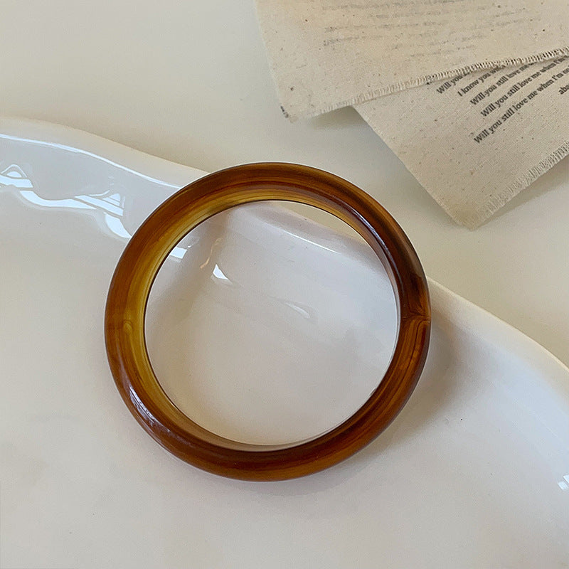 Wholesale Irregular Resin Texture Bracelet