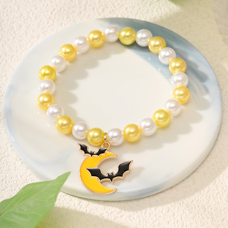 Wholesale  Halloween Pumpkin Orange Bracelet