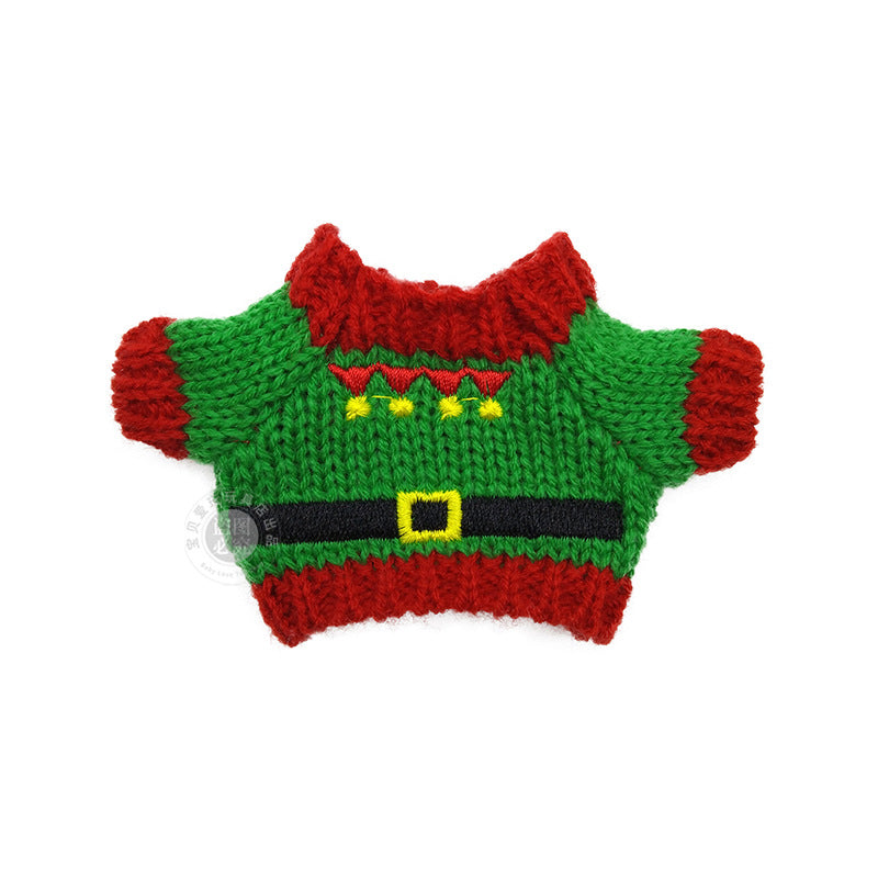 Wholesale 5pcs Toy 14cm Embroidered Knitted Door Dog Elf Doll Accessories