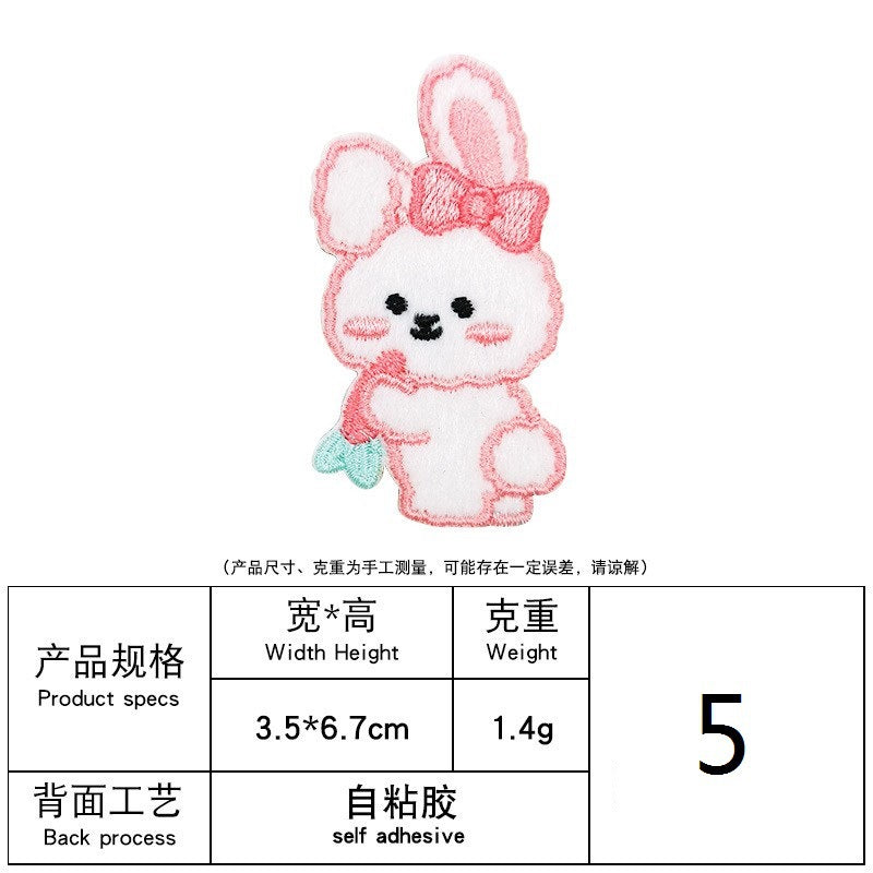 Wholesale Computer embroidered plush cartoon bear patch