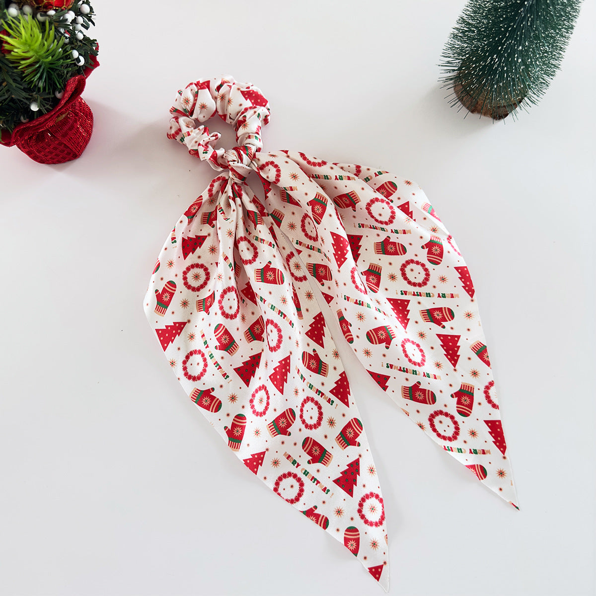 Wholesale Christmas hair accessories decorative ribbon
