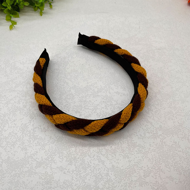 Wholesale  crocheted twist hairband wholesale  high-grade hair accessories