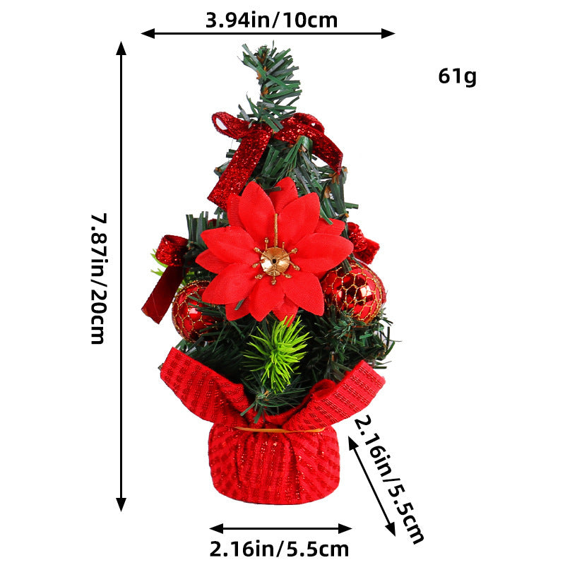 Wholesale Mini Christmas Tree Restaurant Tabletop Christmas Decorations