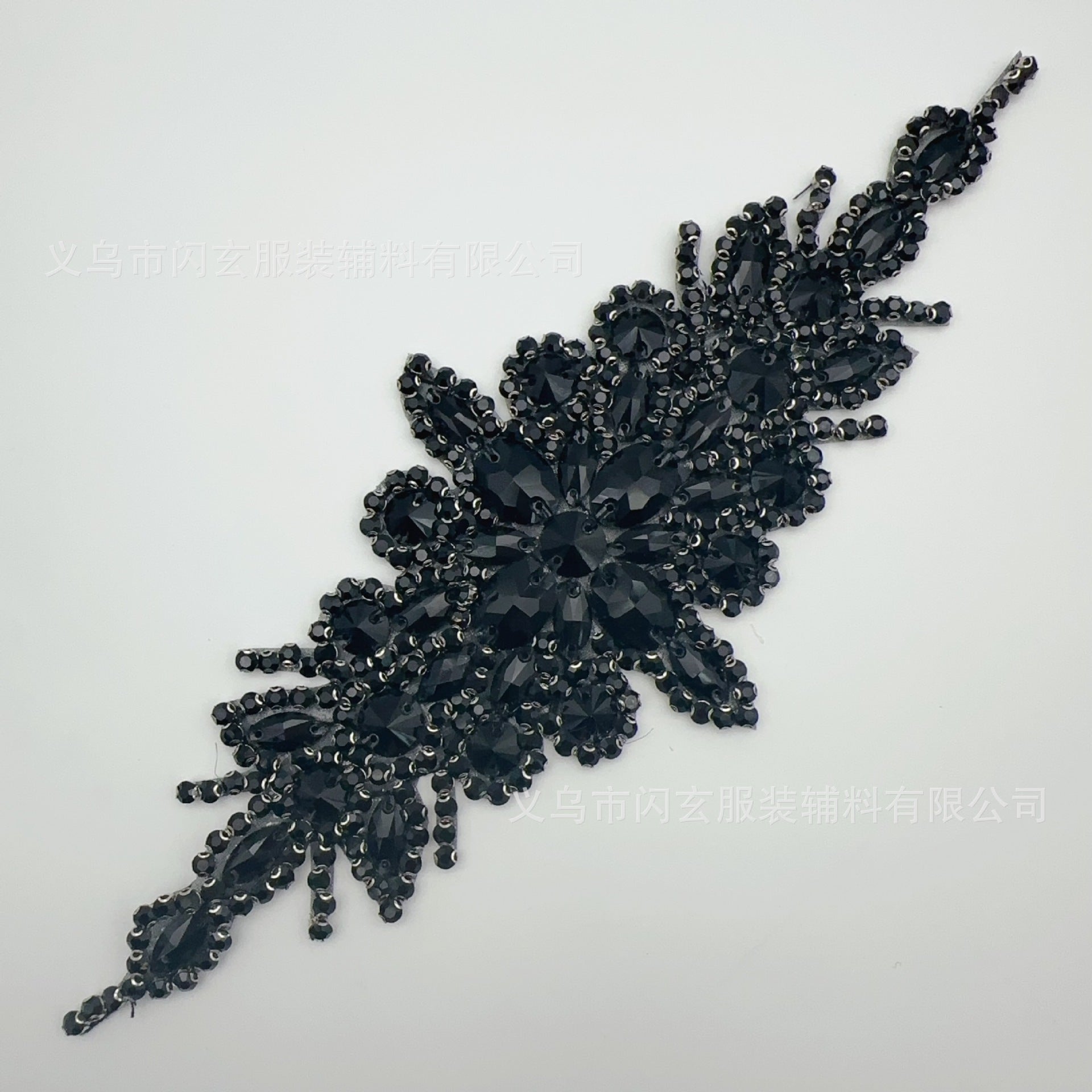 Wholesale Multi colored glass diamond flower water diamond DIY Patches