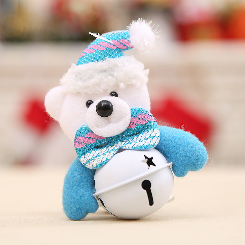 Wholesale Christmas Tree Decoration Accessories Santa Claus Snowman Doll Pendant