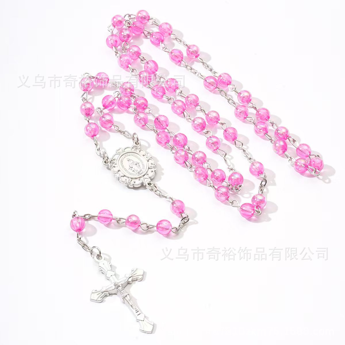 Wholesale Our Lady of the Cross Necklace Rosary Baptism Communion Necklace