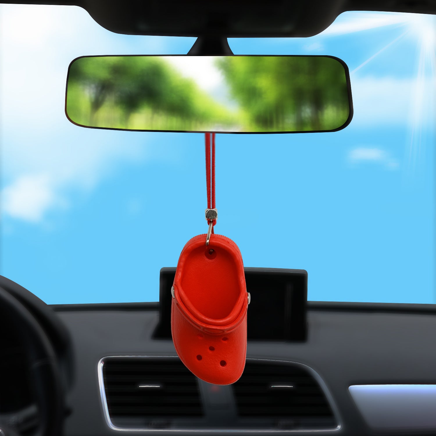 Wholesale  decorative colorful rope pendant car pendant