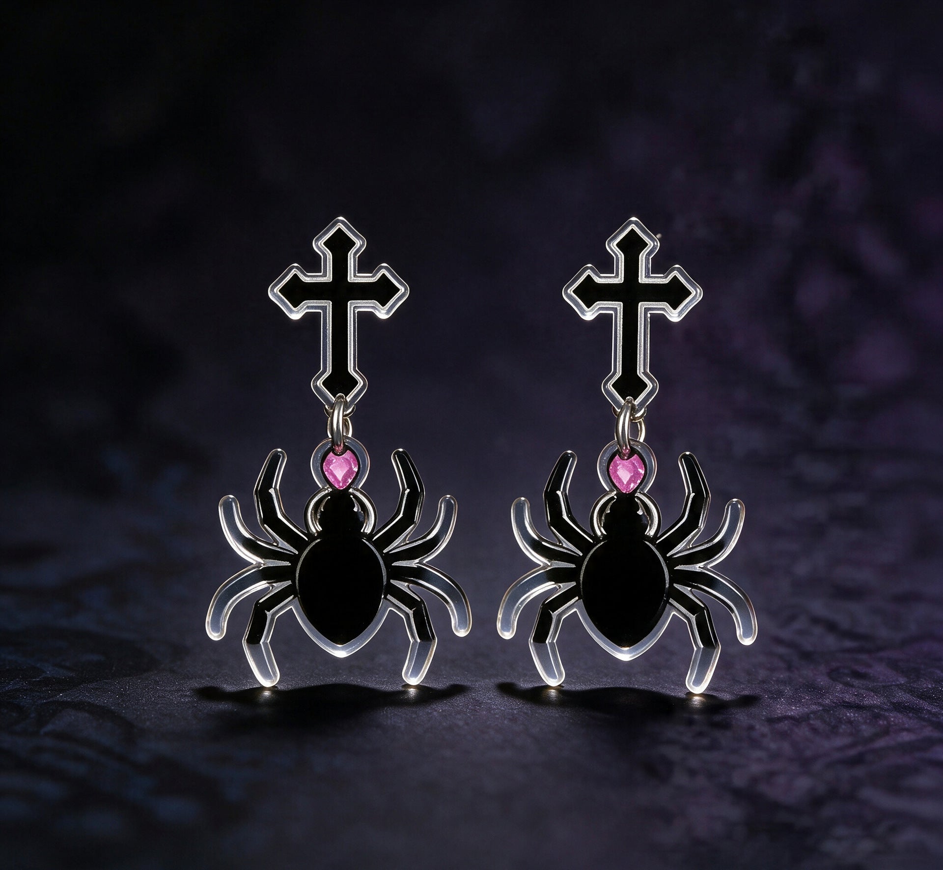 Wholesale Gothic Acrylic  Earrings Creative  Jewelry Accessory For Party
