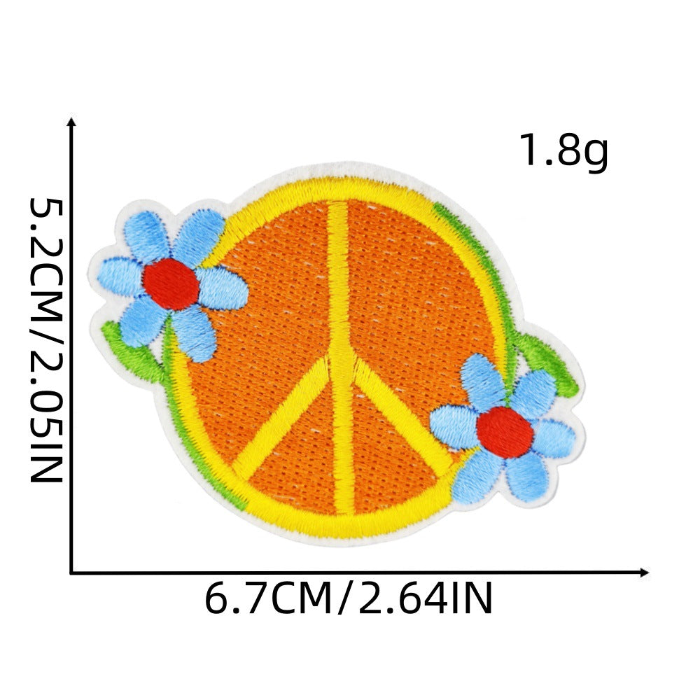 Wholesale Trendy Embroidered Hippie Patch Decorative Accent For Bags DIY Craft Supply Resale