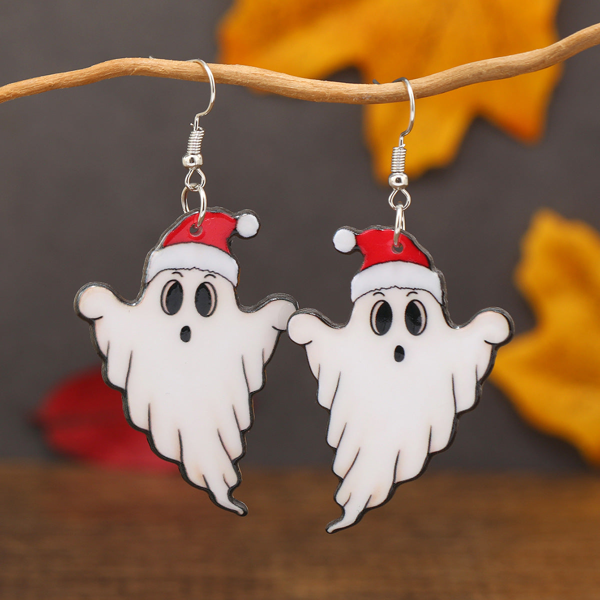 Wholesale Acrylic Christmas and Halloween Spooky Cute Earrings
