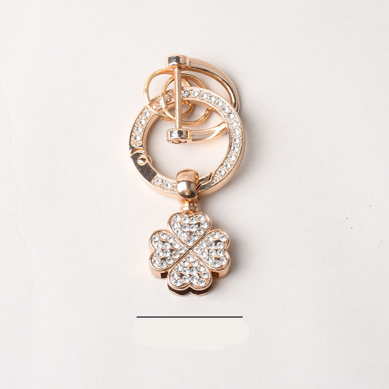 Wholesale Diamond DIY semi-finished keychain