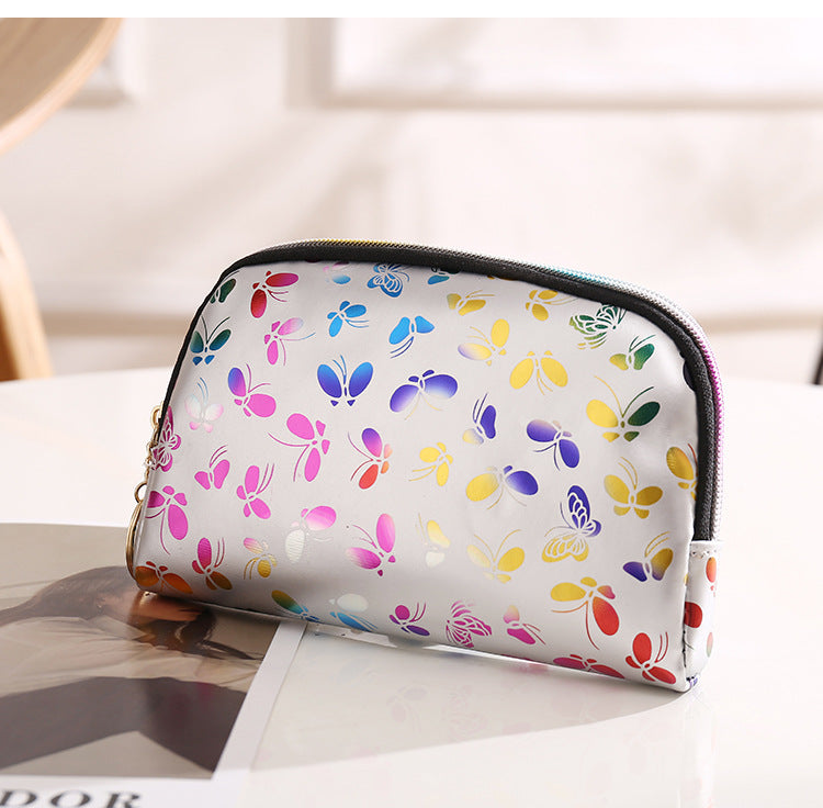 Billetera de bolso impreso de mariposa de PU al por mayor