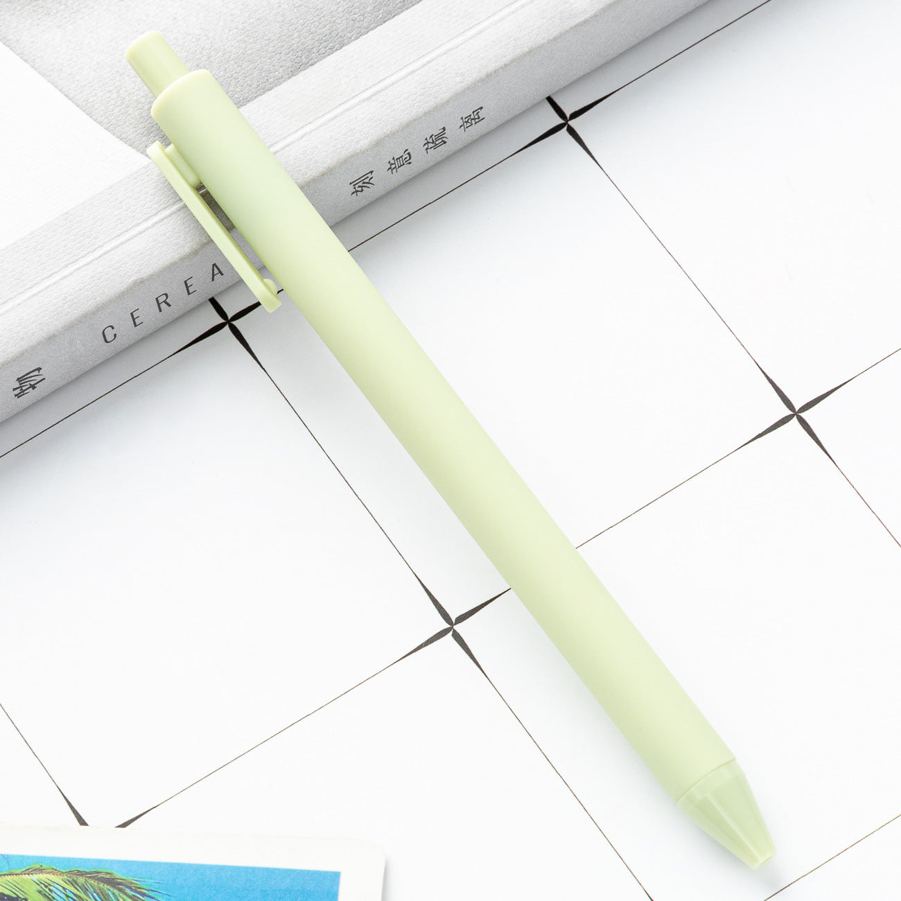 Whoelsale Candy Color Press Plastic Pen Gift Office Tools Teacher Gift