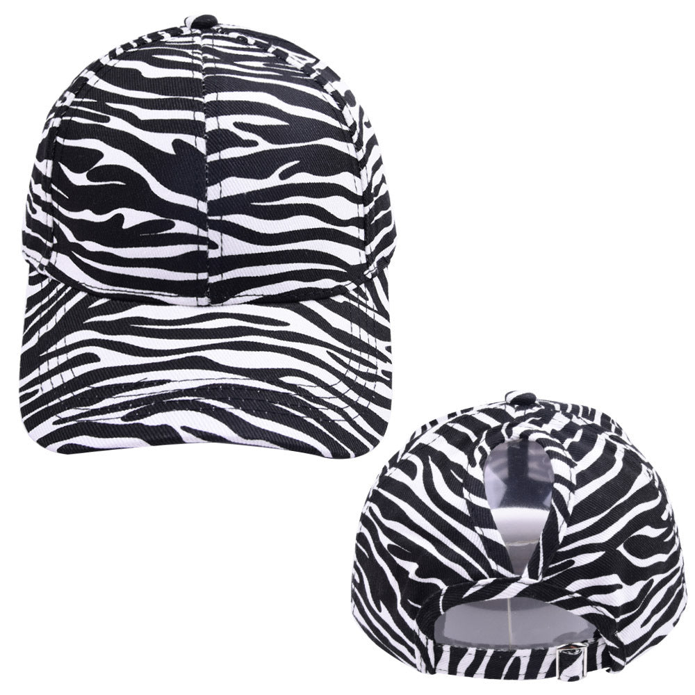 Capilla de béisbol de rayas de vaca de algodón al por mayor