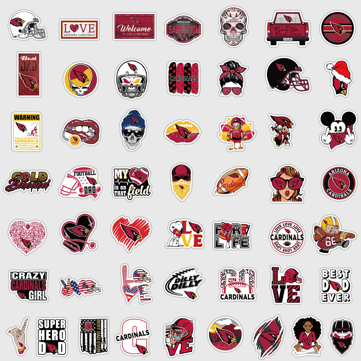 Wholesale 50pcs/pack football team graffiti stickers