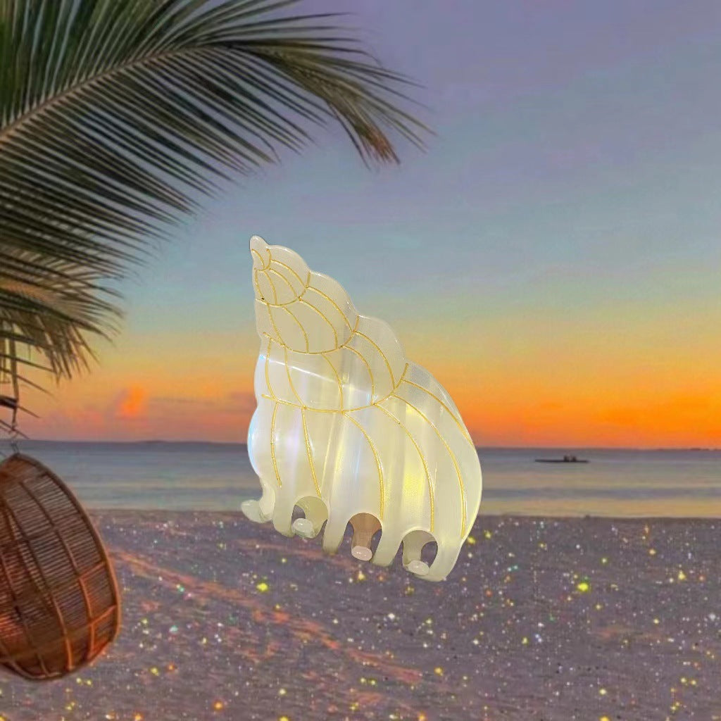 Clips de cabello biológico marino de acetato al por mayor