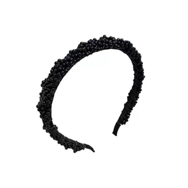 Vintage pearl women's headband