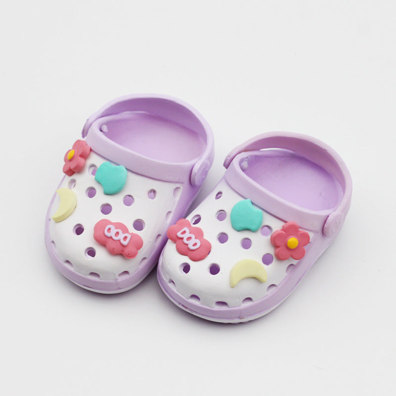 Wholesale 20cm cotton doll slippers 14 inch toy beach shoes