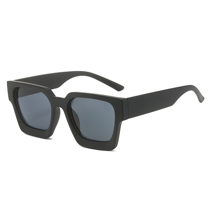 Wholesale Square Frame Classic Retro Street Style Modern Anti-sheet Sunglasses