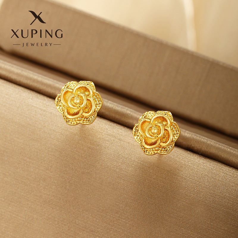 Wholesale Fairy Style Plants Flowers Vintage Simple Style Design Earstuds
