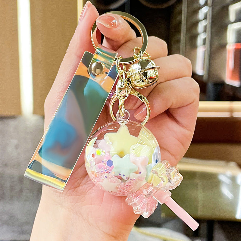 Wholesale Oiled Lollipop Acrylic Keychain
