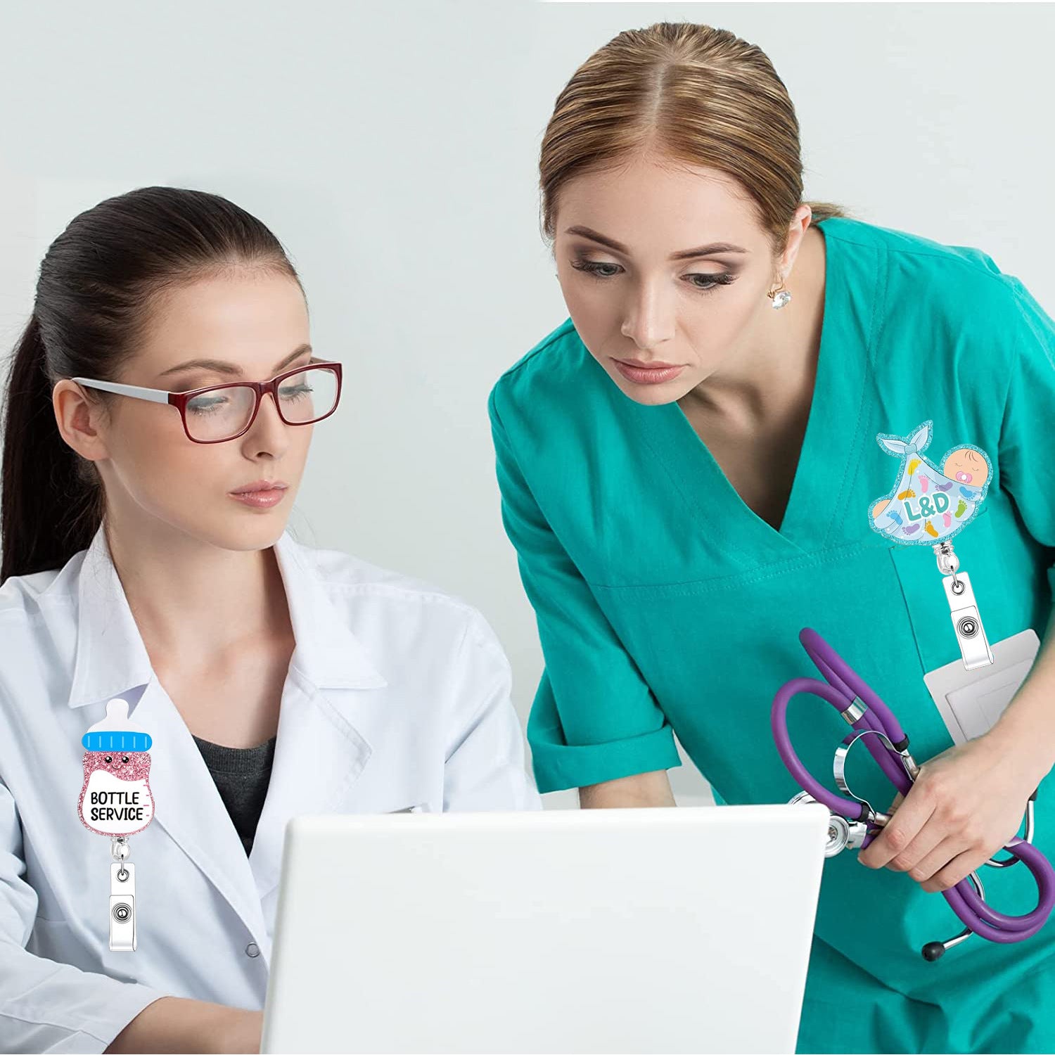 Wholesale Medical Acrylic Nurse Badge Clip