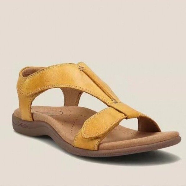 Plataforma de goma de verano al por mayor zapatos para mujeres con sandalias de playa de velcro buckle