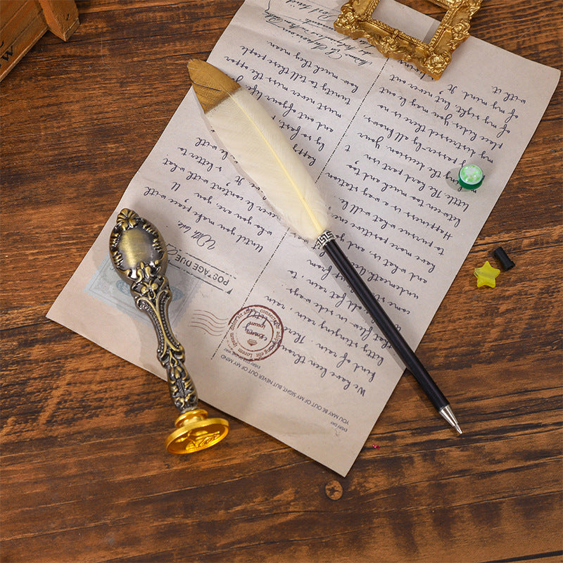 Pluma de pluma plateada al por mayor pluma