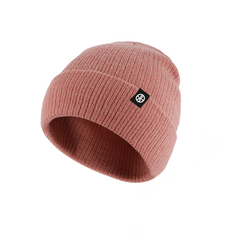 Wholesale Winter hat women' s thick warm knitted hat men' s cycling skiing windproof plus velvet warm hat men