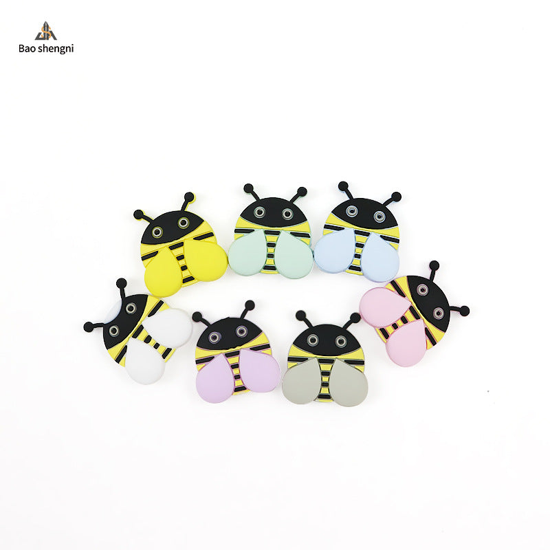 Wholesale Silicone DIY Bee Beads