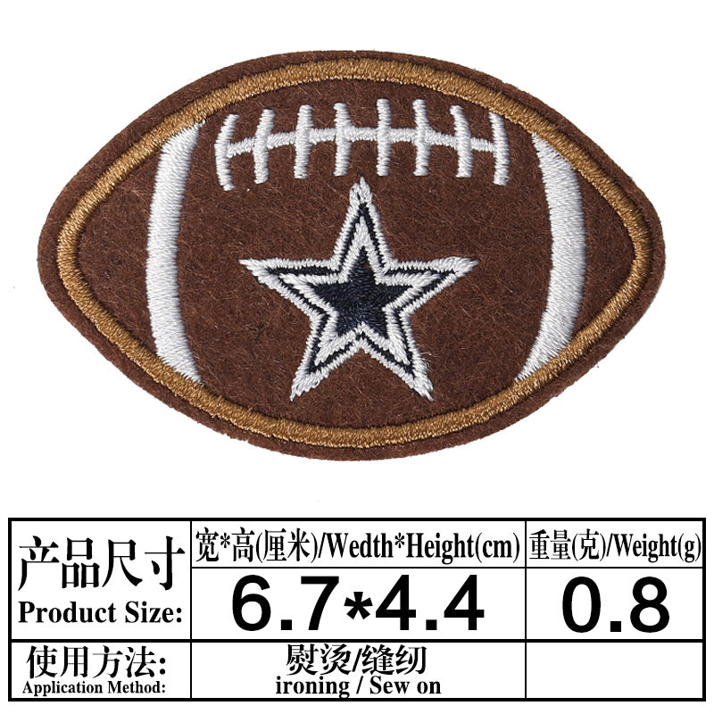 Wholesale  Team Logo Cloth Patch Sports DIY Patches