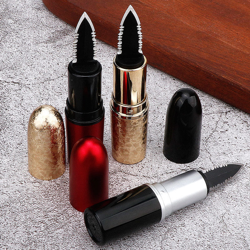 Wholesale Outdoor Portable Lipstick Mini Life Fruit Peel Multi-color Camping Gadget