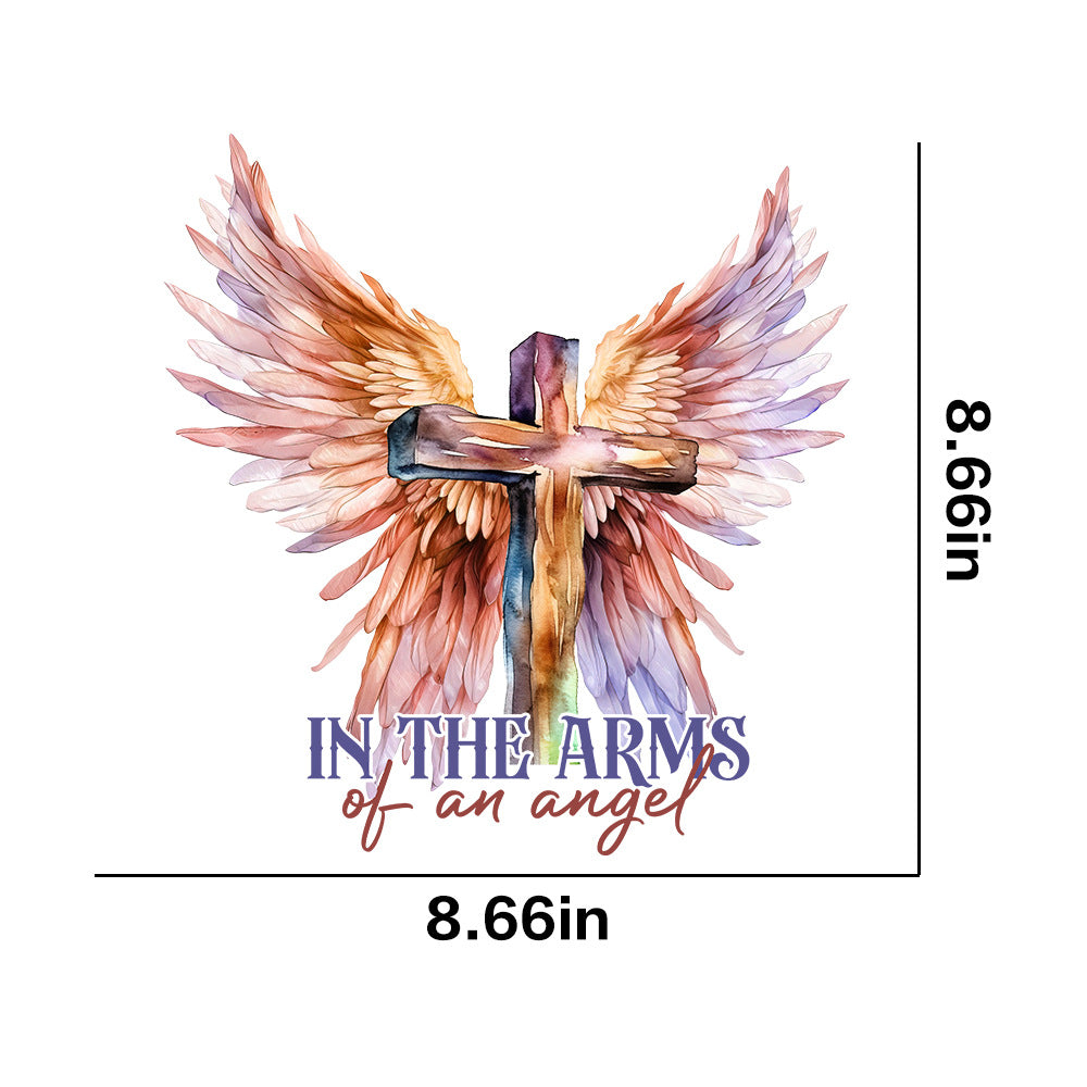 Wholesale 10pcs Angel Wings UV DTF Ready to Press Transfers Wraps