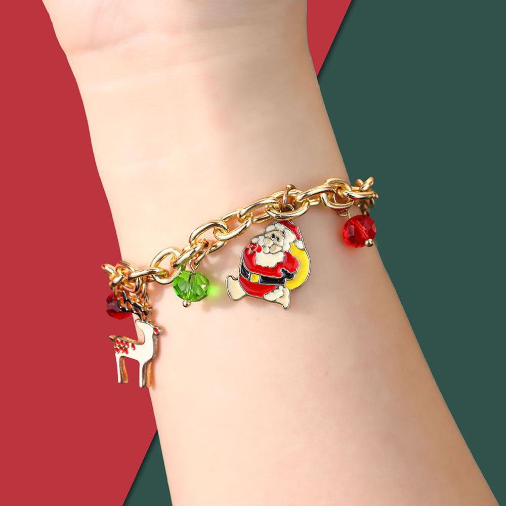 Wholesale Reindeer Snowman Bracelet