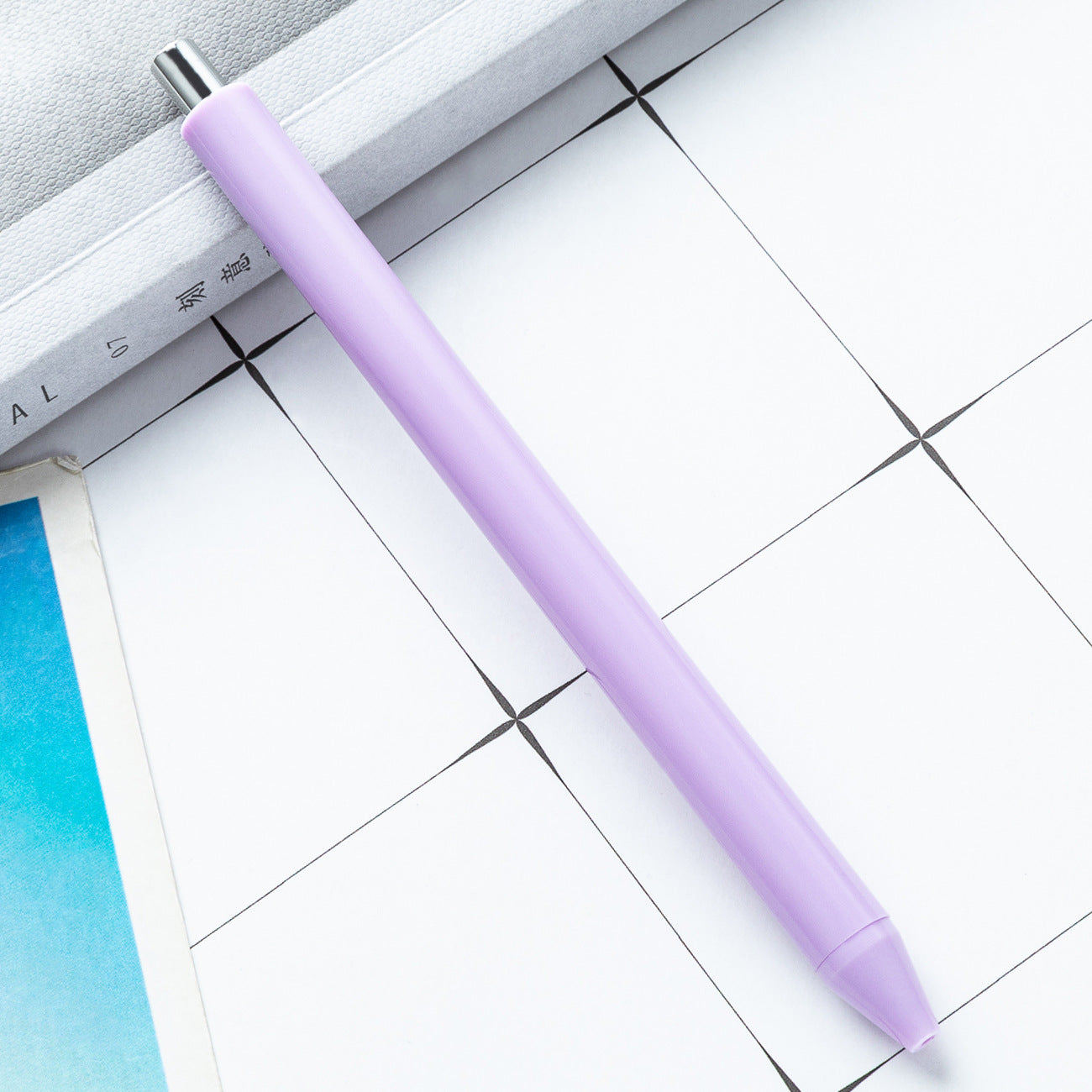 Wholesale Macaron colored press office writing pen