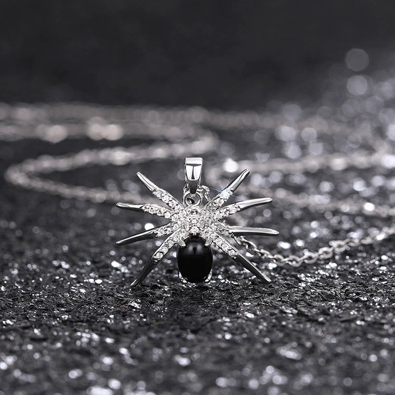 Wholesale Gothic  Pendant Necklace Chic  Punk Fashion Accessory Copper Electroplated Jewelry For Women Boutique Resale
