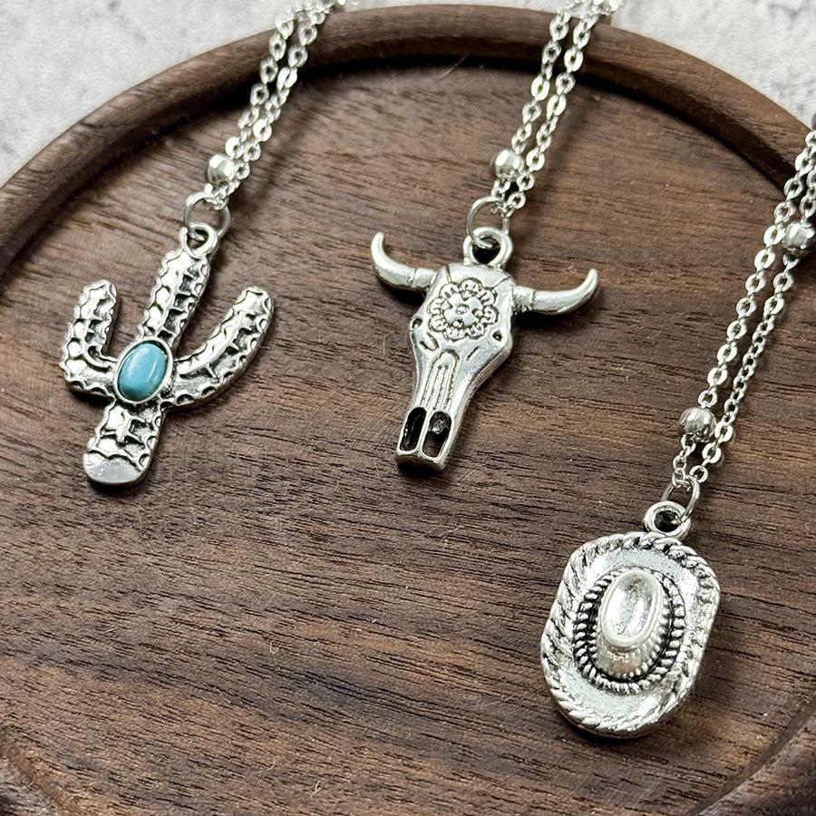 Wholesale Distressed Pendant Necklace