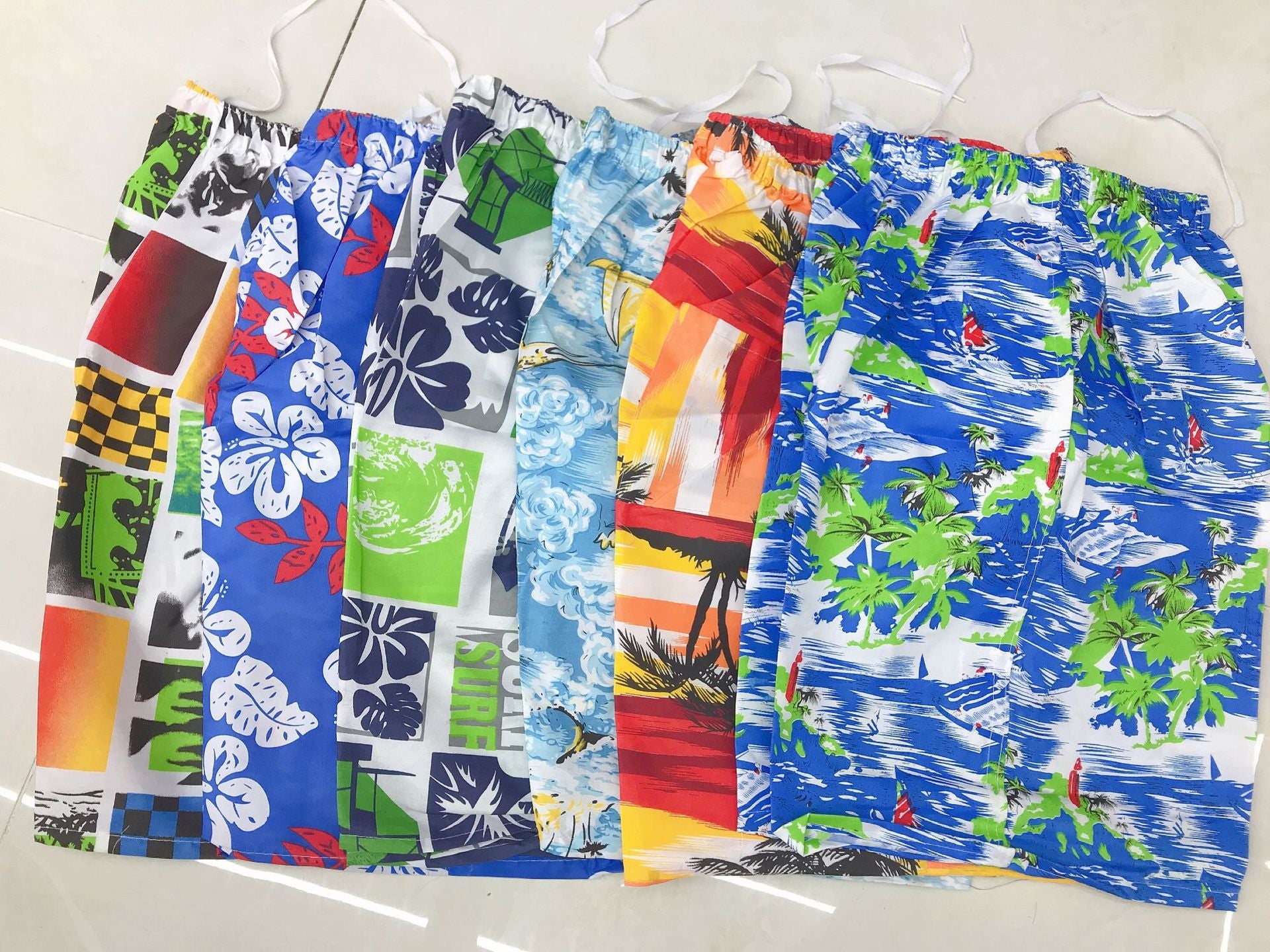 Wholesale Cheap Plus Size Casual Loose Cropped Pants Swimwear