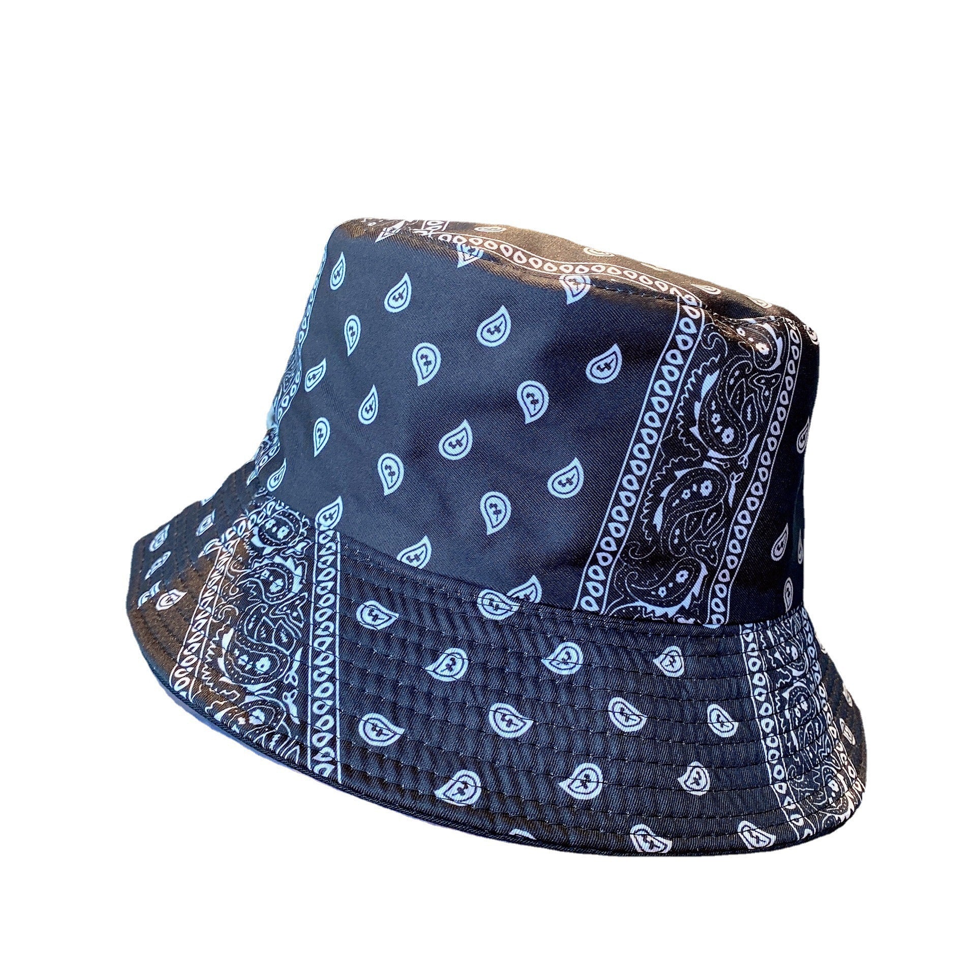 Wholesale Cashew Print Fashion Visor Bucket Hat