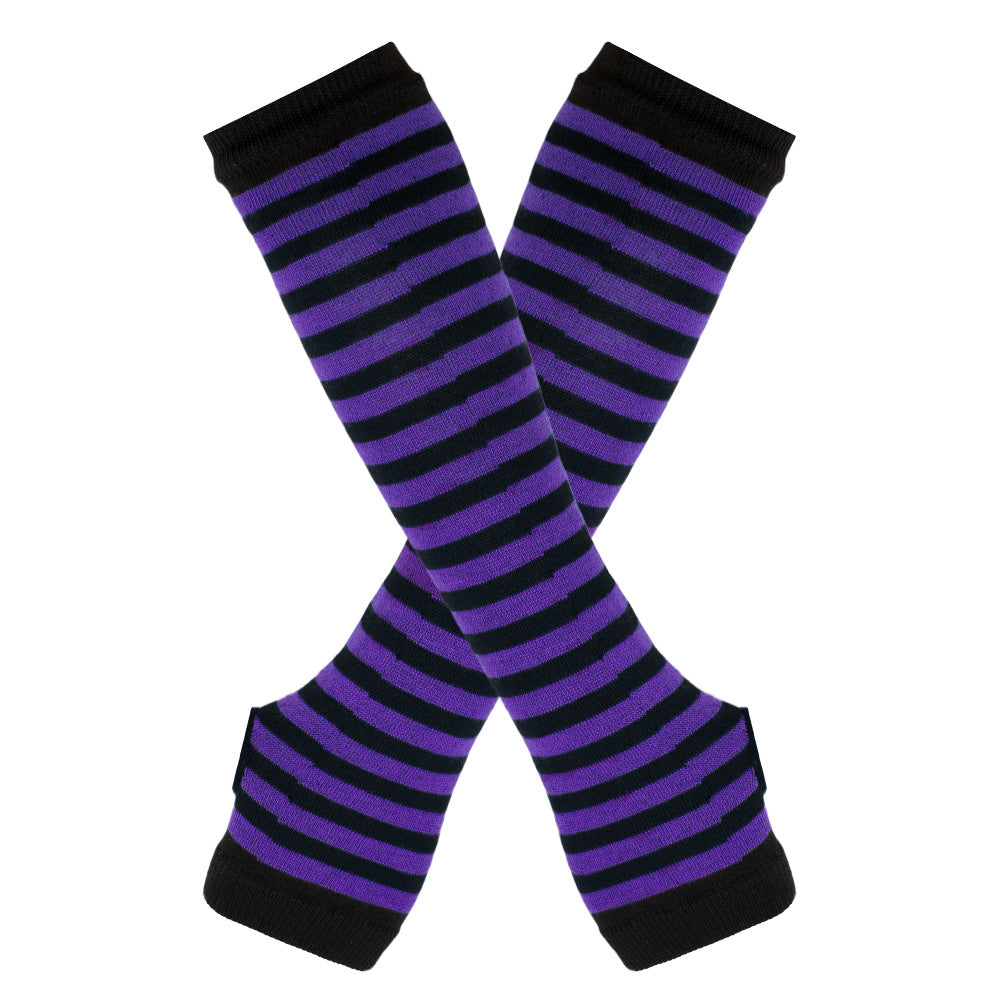 Wholesale Christmas Spring and Autumn Thin Elbow-Length Fingerless Arm Sleeves