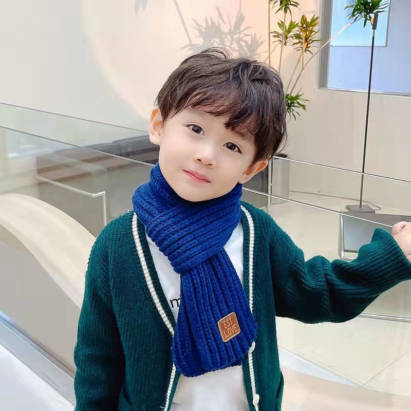 Wholesale Children's Winter Baby Soft Warm Wool Versatile Scarf