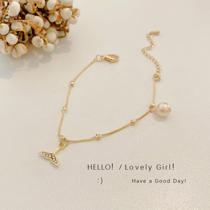 Wholesale titanium steel female niche all-match light luxury high-end lovers bracelet