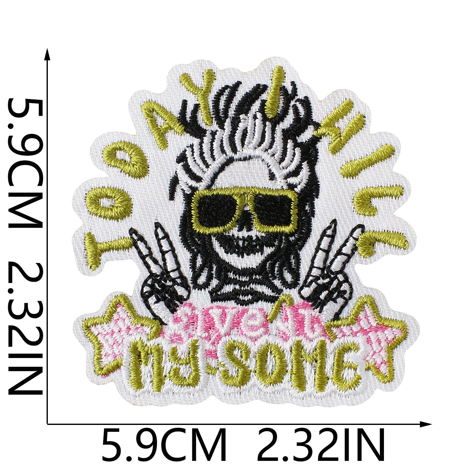 Wholesale Fishing Themed Embroidered Iron On Patch Polyester Thread DIY Patch For Outdoor Clothing Bags And Hats