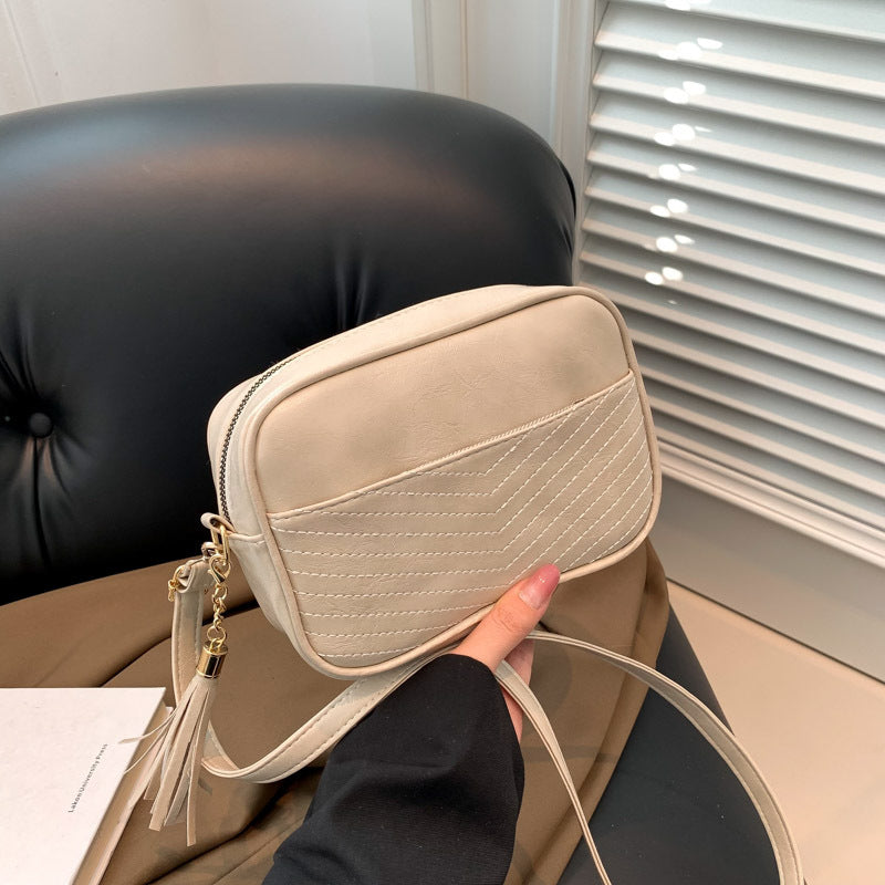 Wholesale PU Retro Wide Shoulder Strap Crossbody Bag Shoulder Bag