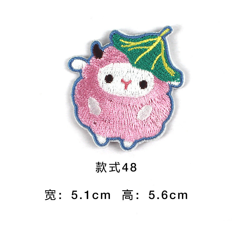 Wholesale Trendy Self Adhesive Astronaut Star Embroidered Patches Non Woven Fabric DIY Decorative For Bags Shoes Clothing Towels