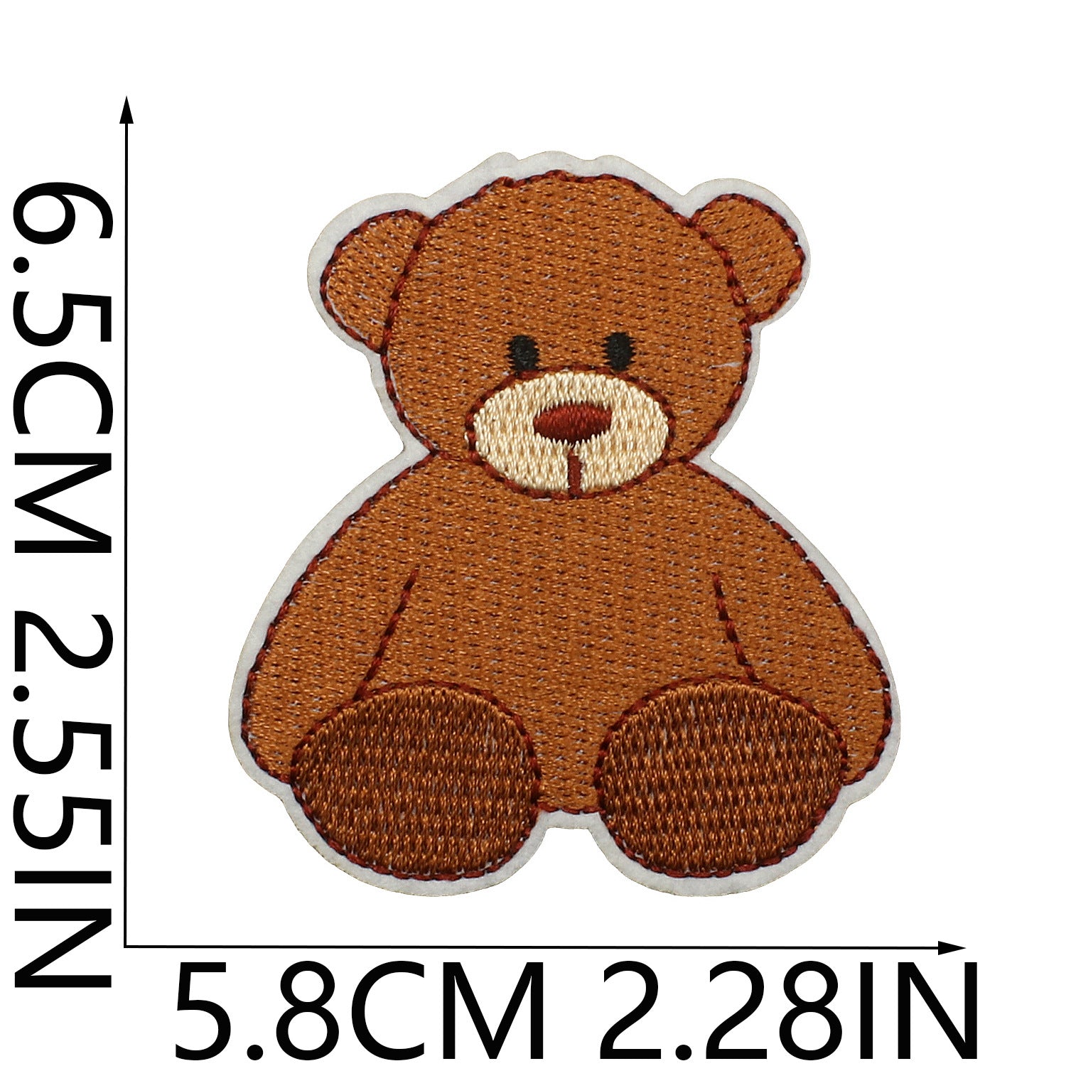 Wholesale Slow Living Cartoon Bear Embroidery DIY Patches