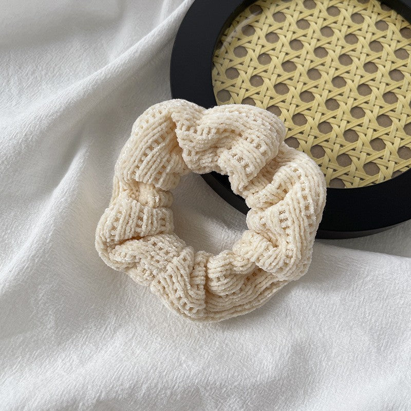 Wholesale Autumn and Winter Woolen Knitted Large Intestine Hair Ties